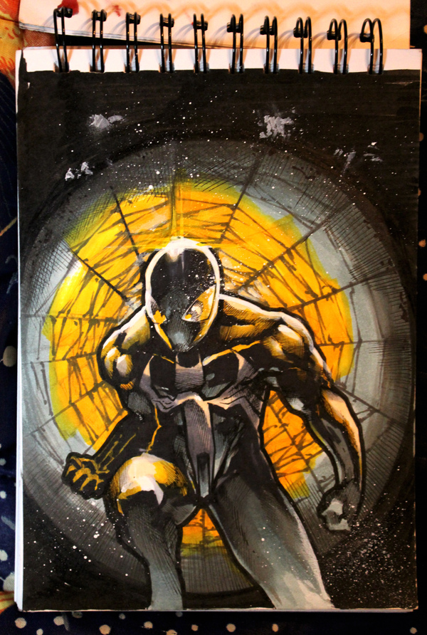 Здаров, Пикабу, как жизнь? Арт, Графика, Иллюстрации, Рисунок, Творчество, Человек-паук, Веном, Карнаж, Длиннопост