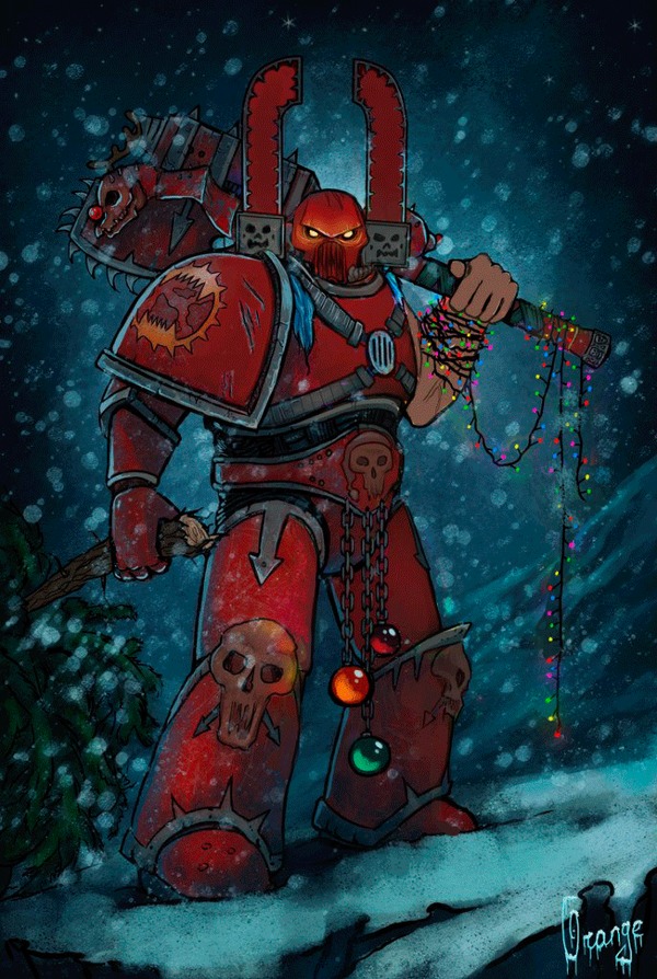    Warhammer 40k, Kharn, Xmas,  , , 