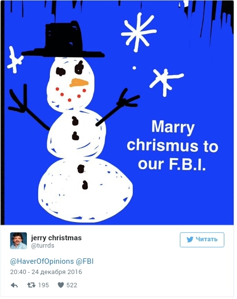 Painted postcard from the FBI caused a heated discussion on the Internet - Twitter, FBI, Postcard, Discussion, Longpost