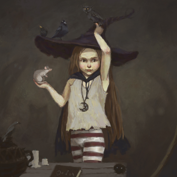 Witch! - My, Illustrations, Enchantress, Halloween, Art, Girls, Witches, Digital, Wizards
