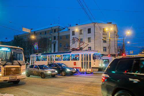 New Year's tram in Tver. - Tver, Tram, Traditions, New Year, 2017, news, Longpost