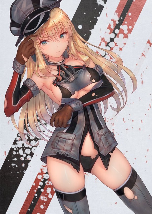 Bismarck - Kantai Collection, Anime Art, Kanmusu, Bismarck