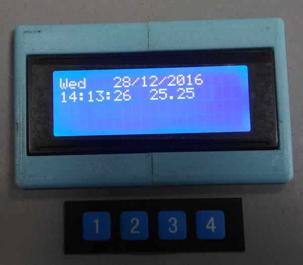 Code for Arduino 16x2 display. - My, Arduino, Greenhouse, Clock