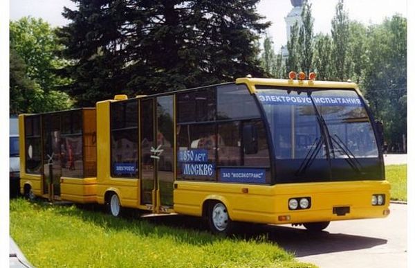 Electric bus Luzhok - Electric bus, Bus, Electric car, Russia, Moscow