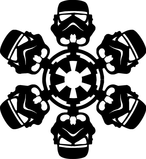 Snowflakes - Yoda, Vladimir Putin, Darth vader, Longpost, Star Wars stormtrooper, Snowflake, Pattern, Sample, Design, , New Year