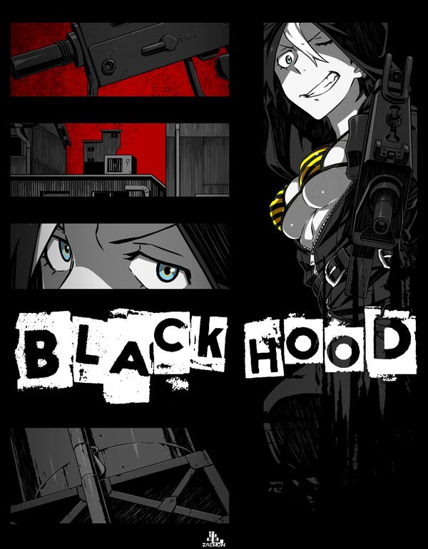 Black Hood by Kamezaemon Part 2 - Art, Anime, Anime art, Kamezaemon, , Not mine, Longpost