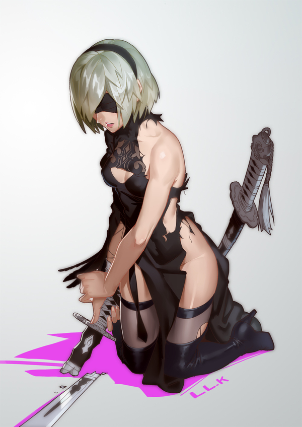 YoRHa No.2 Type B by loliK - NSFW, NIER Automata, 