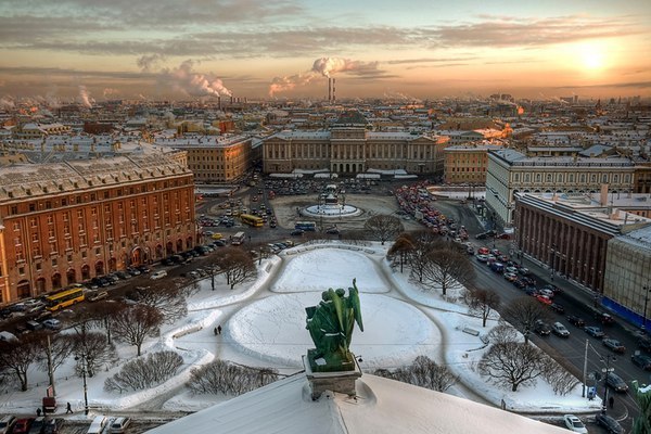 Зимний Cанкт-Петербург - Санкт-Петербург, Зима, Снег, Фото, Архитектура, Длиннопост