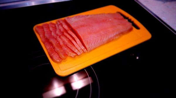 Own catch for the New Year's table. - My, , Salmon, Fishing, , Video