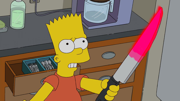 The Simpsons hit the trends again - The Simpsons, Knife, Trend, , Photoshop