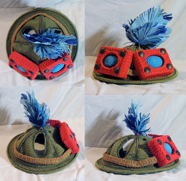 Капитан Тимо на посту или вязаный токсичный йордл!) League of Legends, Teemo, Рукоделие, Ручная работа, Вязание крючком, Длиннопост, Первый пост, Гифка