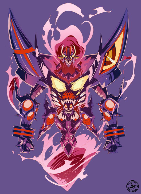 Commmission Tengen Toppa Kamui Senketsu , Anime Art, Kill la Kill, Gurren Lagann, , Senketsu