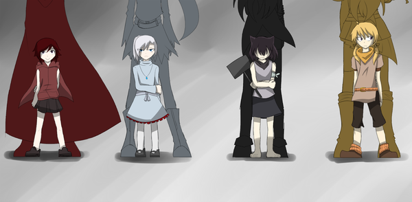 They see you as small and helpless RWBY, Anime Art, Ruby Rose, Weiss Schnee, Blake Belladonna, Yang Xiao Long, ,  