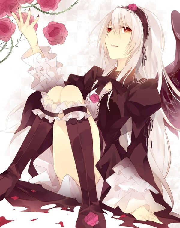 Suigintou - Anime, Anime art, Suigintou, Rozen maiden