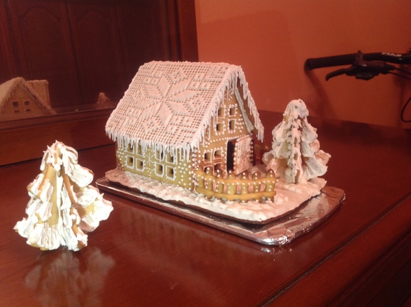 New Year's comfort to you in the tape! - Gingerbread house, New Year, My