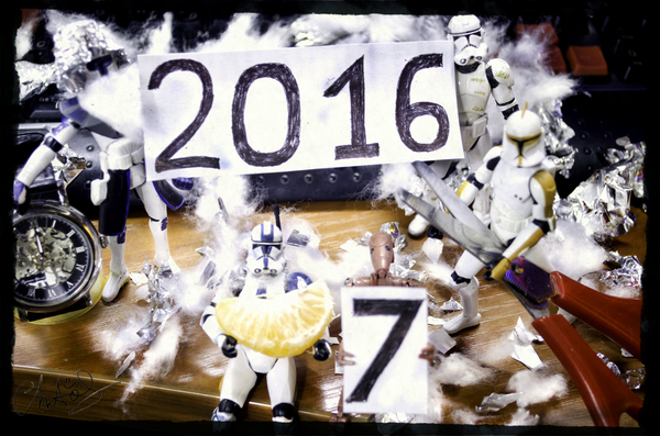 With the upcoming pickups - My, Photo, 2017, New Year, Congratulation, Star Wars