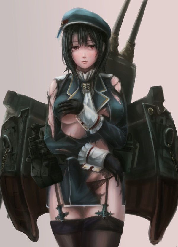 Takao medium damage - Kantai collection, Anime art, Kanmusu, Takao