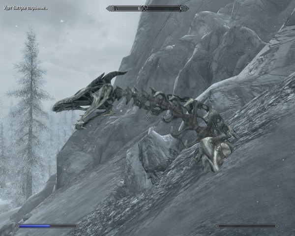 Even after death and half in textures, he looks more fun than me... - My, Lag, Textures, The Elder Scrolls V: Skyrim