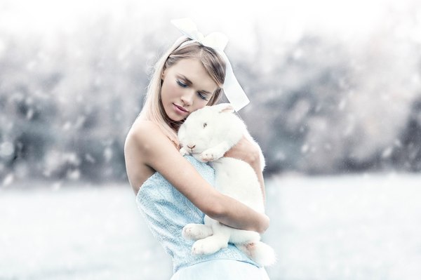 69 shades of vulgarity - Girls, Winter, Snow, Rabbit, Kunya