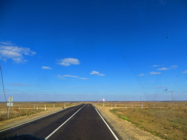 About desert roads - My, Hitch-hiking, Kalmykia, Steppe