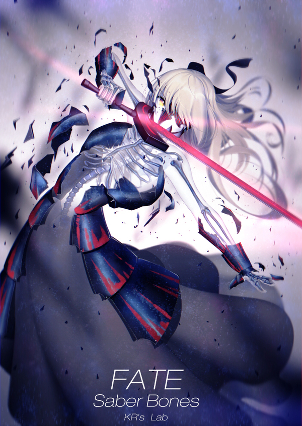 Anime Art №900 - Аниме, Anime Art, Fate, Fate-Stay Night, Fate Grand Order, Saber, Saber Alter