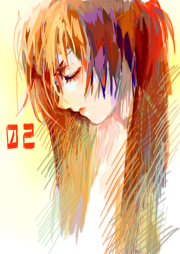 Asuka - Anime, Anime art, Evangelion, Asuka langley