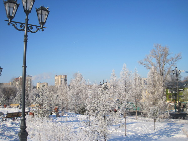 Winter Khabarovsk - My, Khabarovsk, Fog, Story, beauty, Longpost