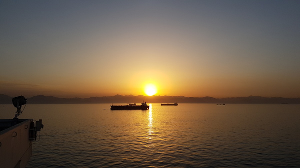 On the roads of the port of Fujairah - Red sea, My, The photo, Steamer, Work