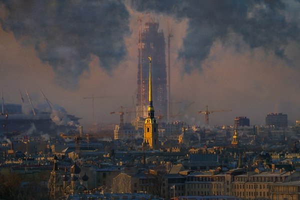 New view of the old city - Saint Petersburg, The photo, Alexander Petrosyan, View, Lakhta Center, Not mine