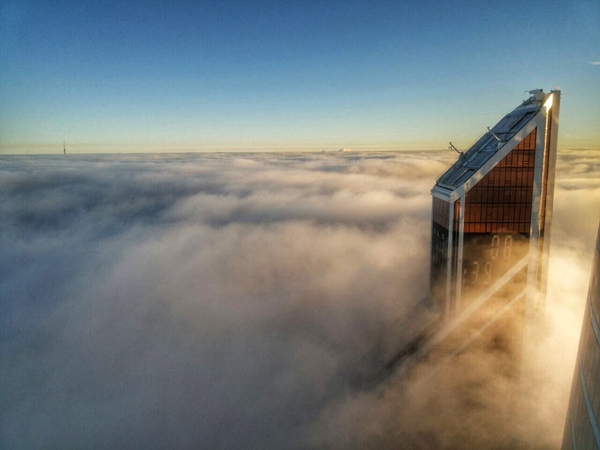 Moscow City. Morning - Moscow, Moscow City, Morning, Fog