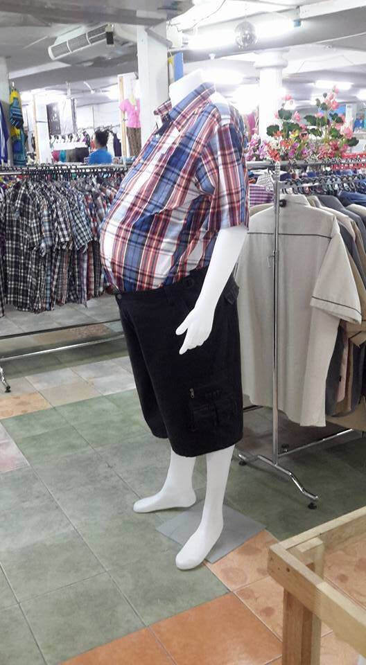 Finally realistic mannequins in the men's department - Dummy, Realism
