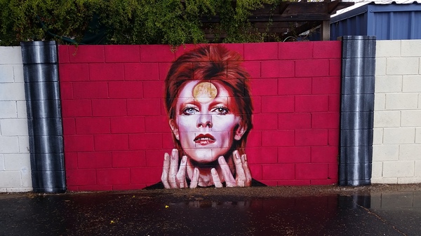 Awesome graffiti with David Bowie - Graffiti, beauty, Longpost, David Bowie