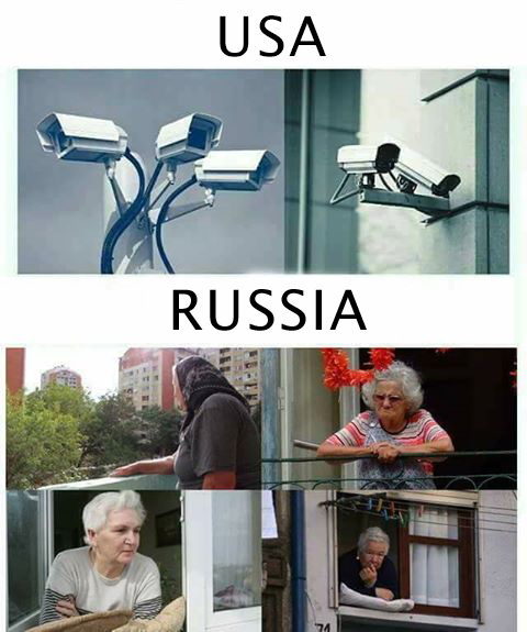 The enemy will not pass! - My, Camera, Grandma, My, Safety, USA, Russia