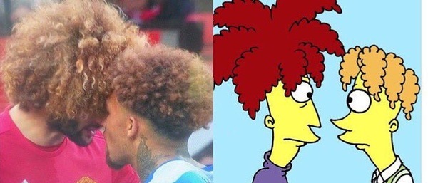 It was already in the Simpsons © - Football, The Simpsons, Cosplay, Marouane Fellaini