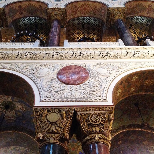 Sausage on the table - Naval Cathedral, Kronstadt, Arch, Column, Sausage