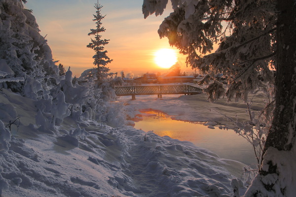 Breathtaking winter scenery - Winter, Snow, Nature, Photo, beauty, freezing, Longpost