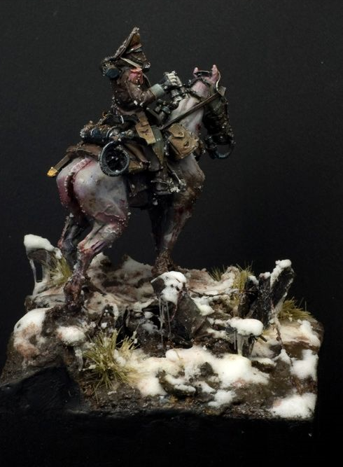 Krieg Officer - Modeling, Warhammer 40k, Longpost, Cavalry, Death korps of krieg, Officers