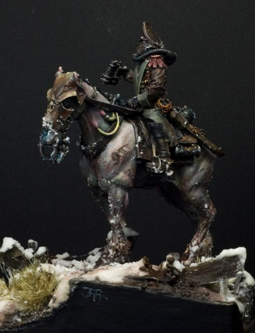 Krieg Officer - Modeling, Warhammer 40k, Longpost, Cavalry, Death korps of krieg, Officers