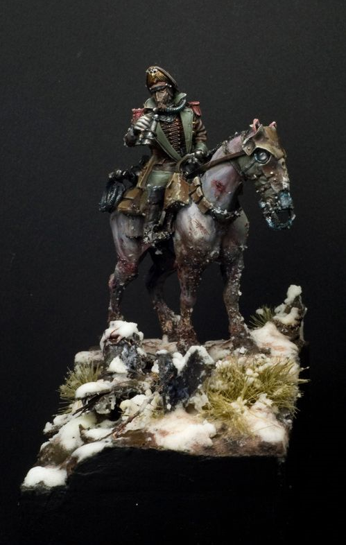 Krieg Officer - Modeling, Warhammer 40k, Longpost, Cavalry, Death korps of krieg, Officers