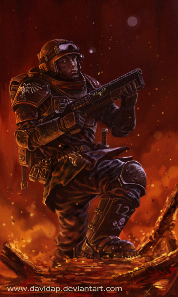 Strike infantry - Imperial guard, Warhammer 40k