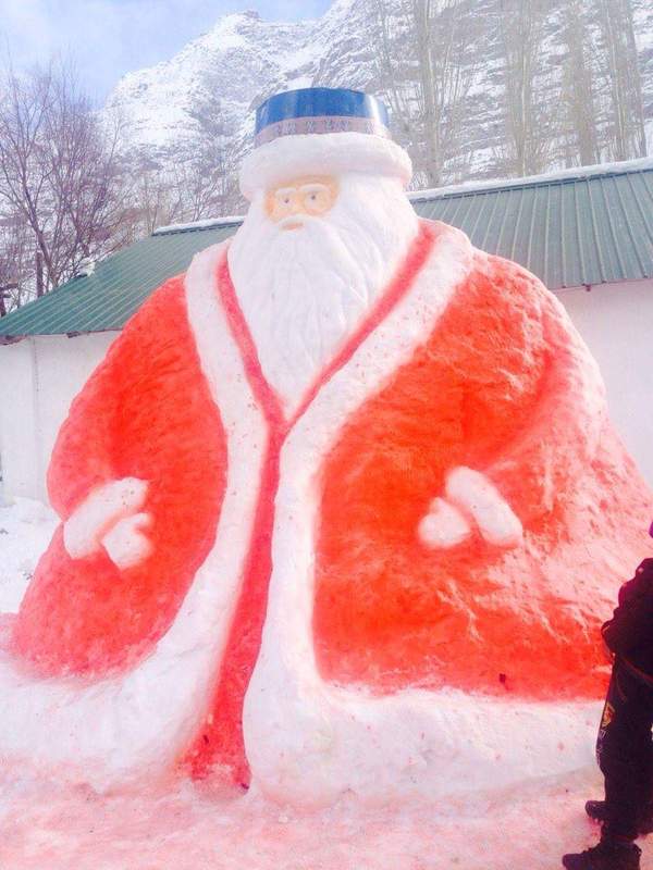 Mountain Santa Claus - Father Frost, Pamir, The mountains, 