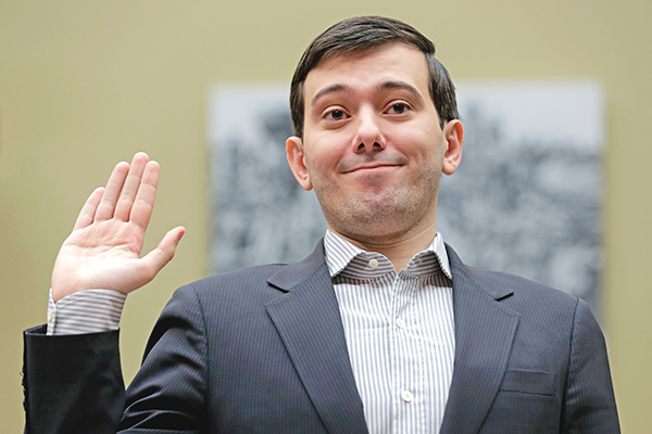 Martin Shkreli is my hero of course - Journalists, Twitter, 