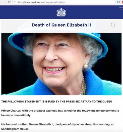 Queen's death mystery - My, Queen Elizabeth II, Elizabeth II, Great Britain, Queen