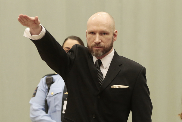 Anders Behring Breivik 2017 - Anders Breivik, The sun, , Nazism, Ziga