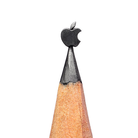 Pencil miniatures - Pencil, Graphite, Longpost, Miniature, Craft