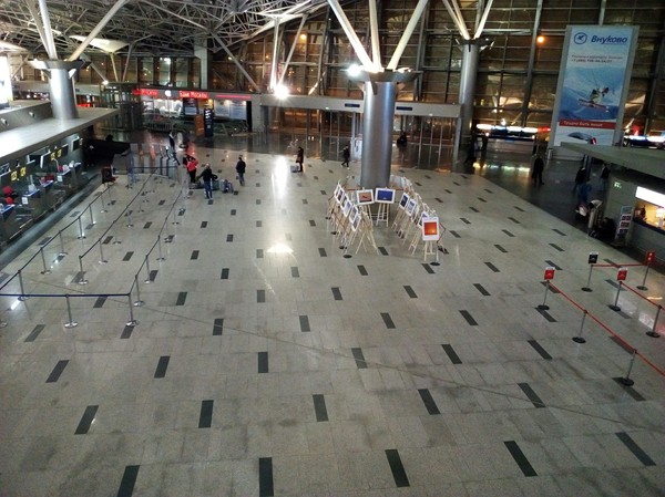 And how long ago did they remove the seats from the registration area in Vnukovo? - My, Vnukovo, Seat