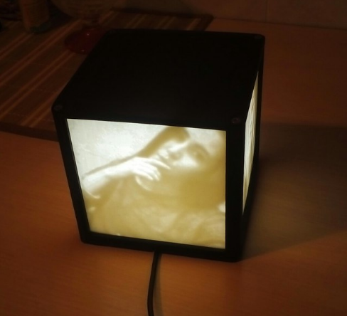 3D printing + light bulb = lamp - My, Lamp, 3D печать, 3D printer, Lithopany, Izhevsk, Longpost