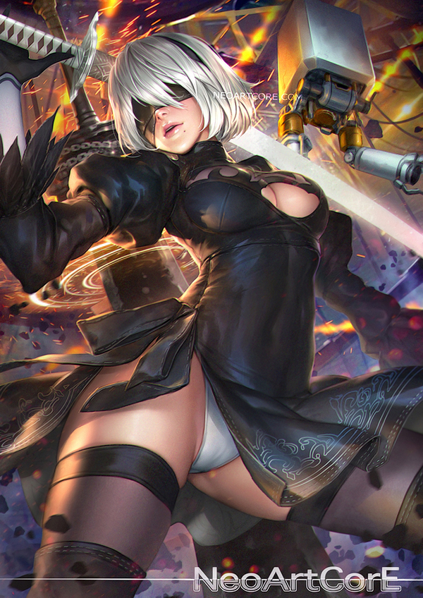 Nier - NSFW, Art, Games, NIER, Neoartcore