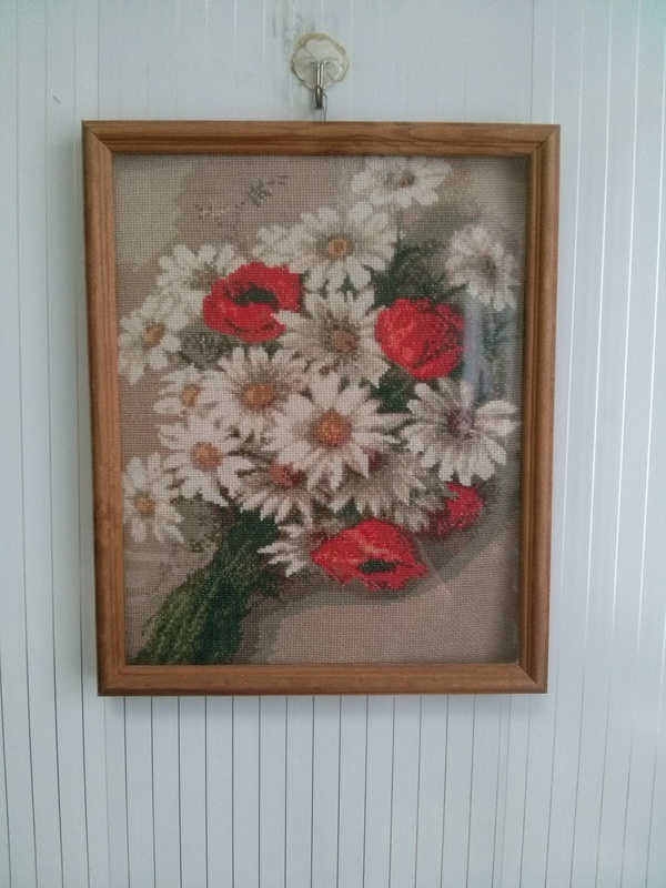 Old work. - My, Embroidery, Flowers