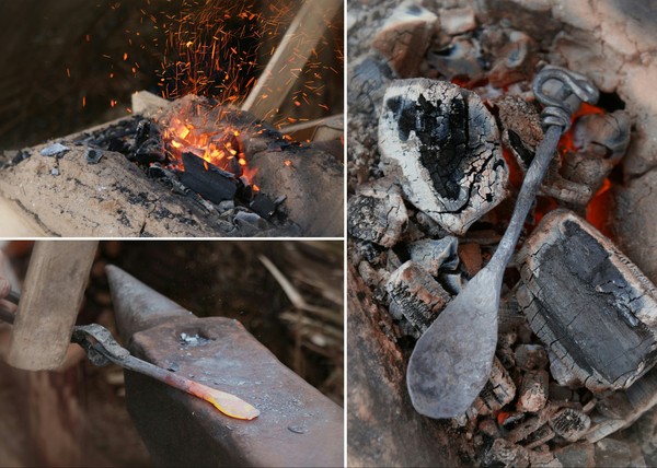 forged spoon - My, Forge, Handmade, Kaup, Forging